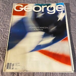 Vintage George Magazine - October, 1999 John F. Kennedy, Jr., Tribute Issue